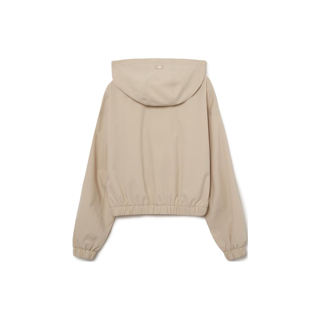 Neue MLB Cropped Mäntel Damen Ecru 3FWJB0131-43BGL