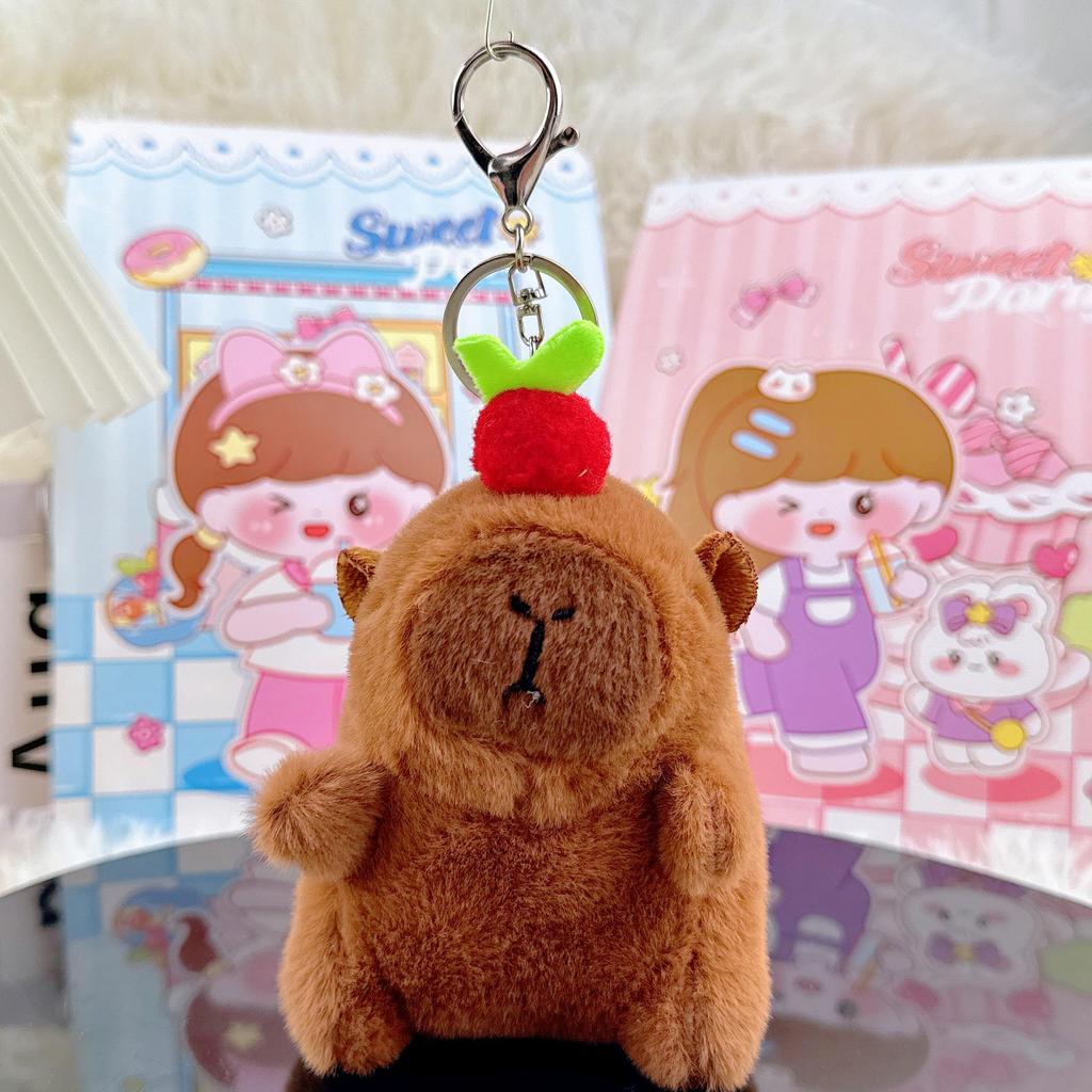Guinea Pig & Capybara Plush Doll Keyring Backpack Charm
