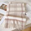 69Color Sciarpa da Donna in Lana Cashmere di Lusso Coperta Invernale Wraps Stampa a Quadri Casual Pashmina Bufanda Poncho Stole Echarpe