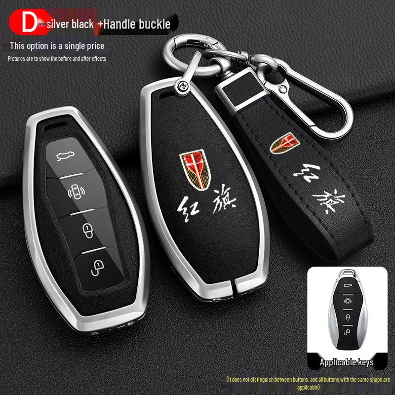 2023 Hongqi H5/H6/HS5 Men's Key Case for HS3 & HQ9 with EQM5 High-End Shell