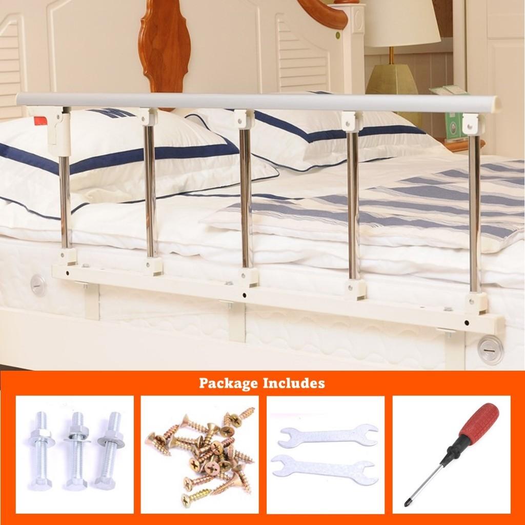 Household Foldable Bed Guardrail Safety Assist Handle Elderly Bedridden Pregnancy Bed Railing Guard Rails