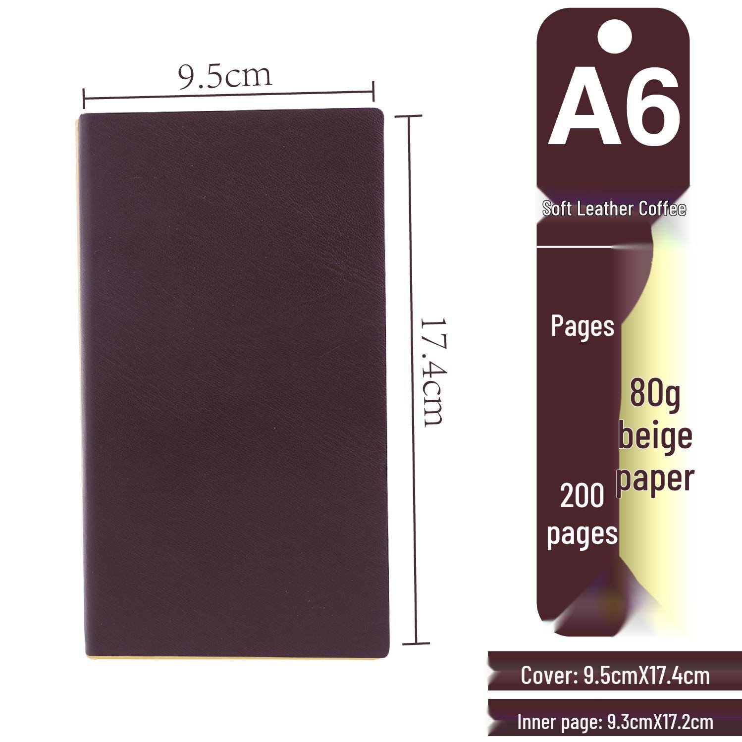 Корейский креативный кожаный бизнес-блокнот - Варианты B5 и A5