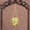 Handcrafted Brass Scent Diffuser Censers With Antique Finish and Chain for Enhancing Living Room Bedroom Atmospheres