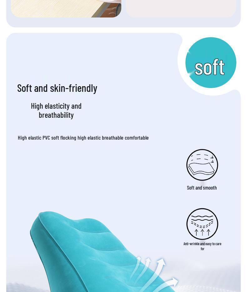 Inflatable Lumbar Pillow & Waist Support for Travel