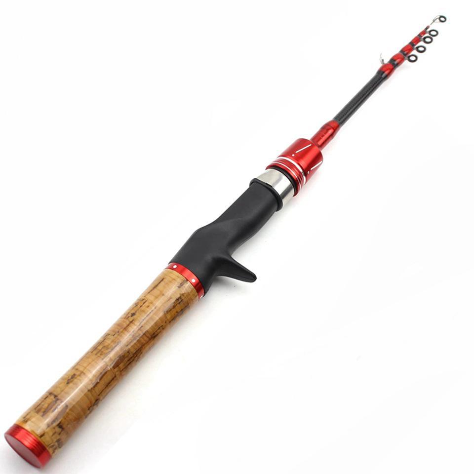 

Сверхлегкий телескопический комплект удилищ с рукояткой в форме конского рта и колесиком Drop Wheel, идеально подходит для ловли мелкой рыбы. Gun handle single pole; 1.68m