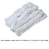 10Pcs/set Elastic Edged Disposable Tablecloth Plastic Waterproof Table Protector  Picnic Outing