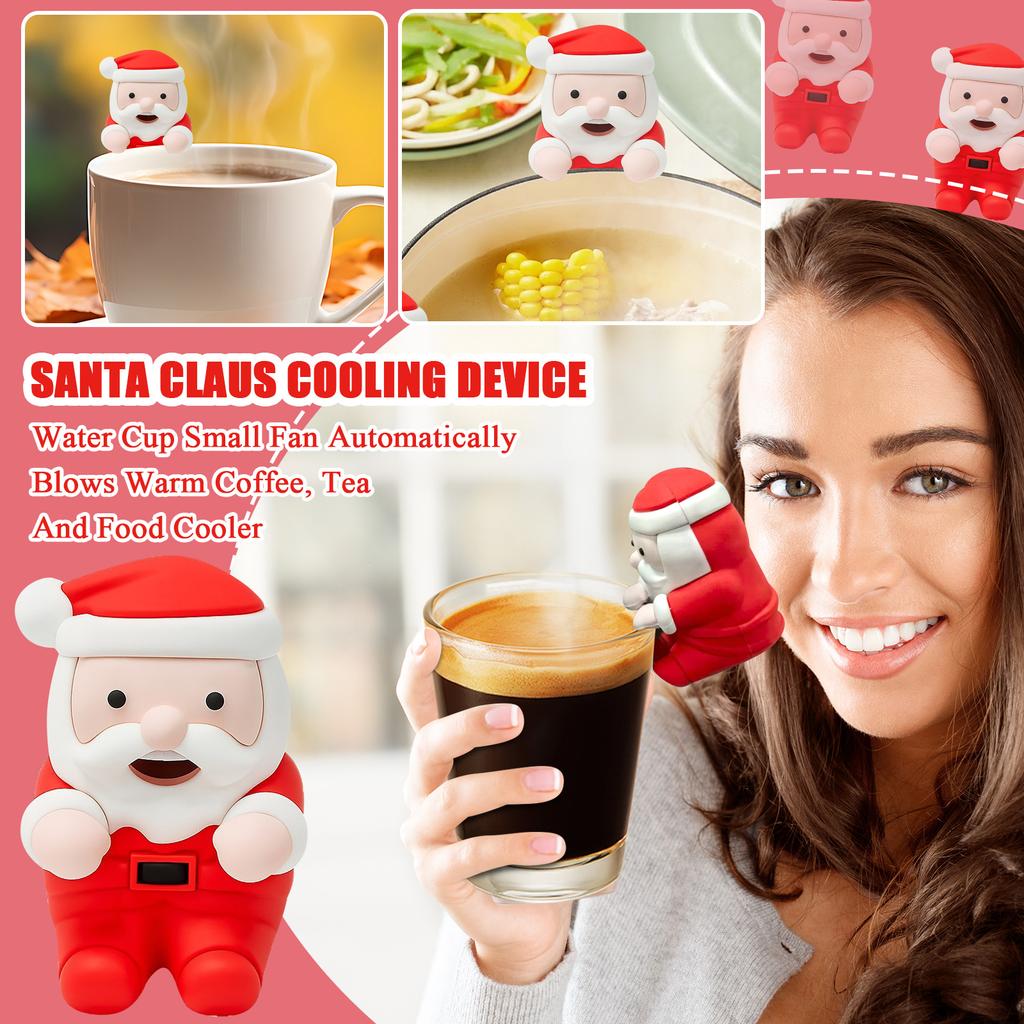 Water Cup Small Fan Automatically Blows Warm Coffee, Tea And Food Cooler