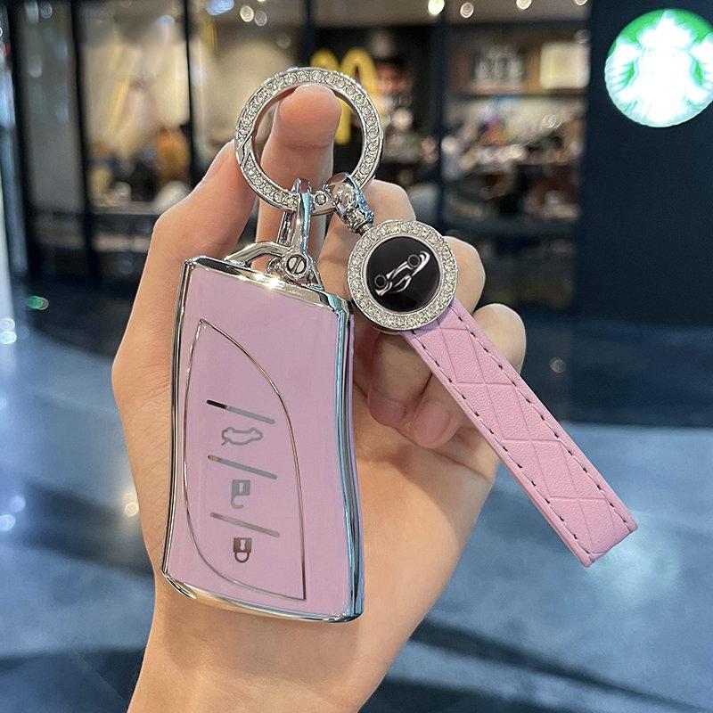 Tpu Car Key Case Cover For Lexus Nx Es Ux Us Rc Lx Gx Is Rx 200 250H 350H Ls 450H 260H 300H Ux200 Key Chain Accessories
