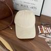 New cotton versatile big head circumference hat men's and women's indentation trendy baseball cap spring sunscreen cap
