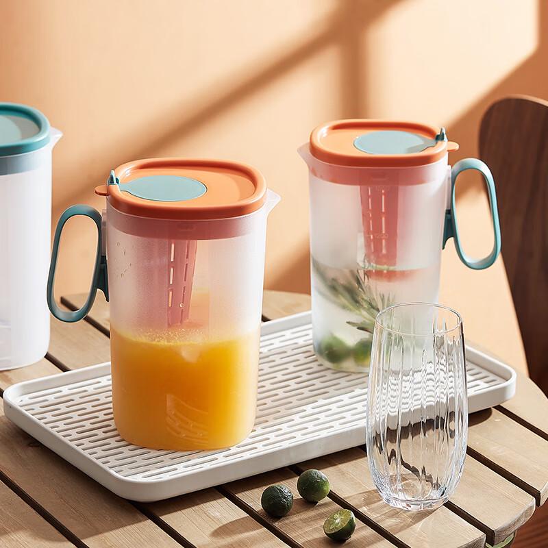Large Capacity High-Temperature Plastic Cold Water & Fruit Tea Pitcher