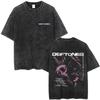 Camiseta Gráfica Vintage Lavada Deftones Diamond Eyes Álbum Hombres Mujeres Retro Gótico Rock Camisetas Masculina Camiseta Oversize Streetwear