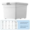 ZIJINWA Extra Large Thickened Storage Box
