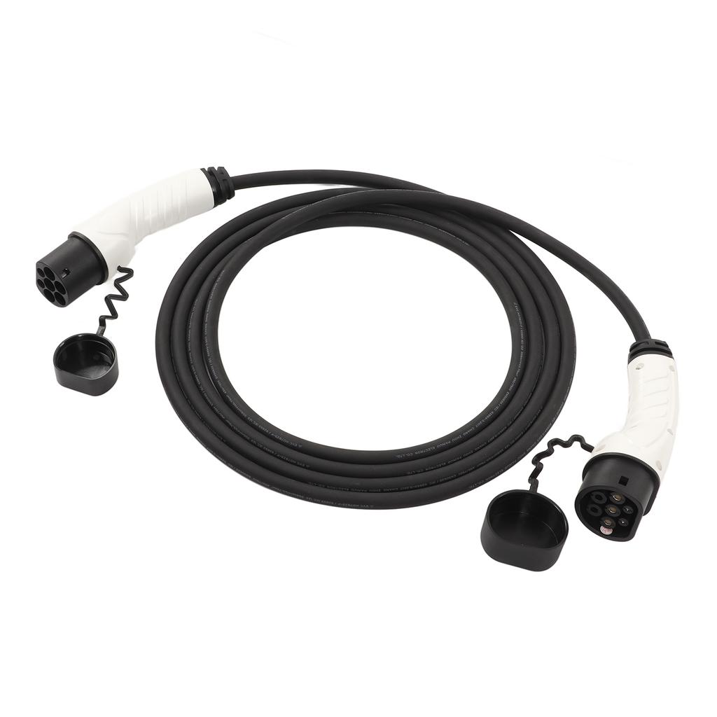 EV Charging Cable 250V 16A Type 2 To Type 2 3.6kW 5m Single Phase IP55 Waterproof for Electric Vehicles