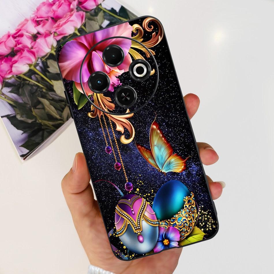 For Tecno Spark 30C Phone Case Spark30C 4G KI5 KI5n Elegant Printing Soft Silicone TPU Cases