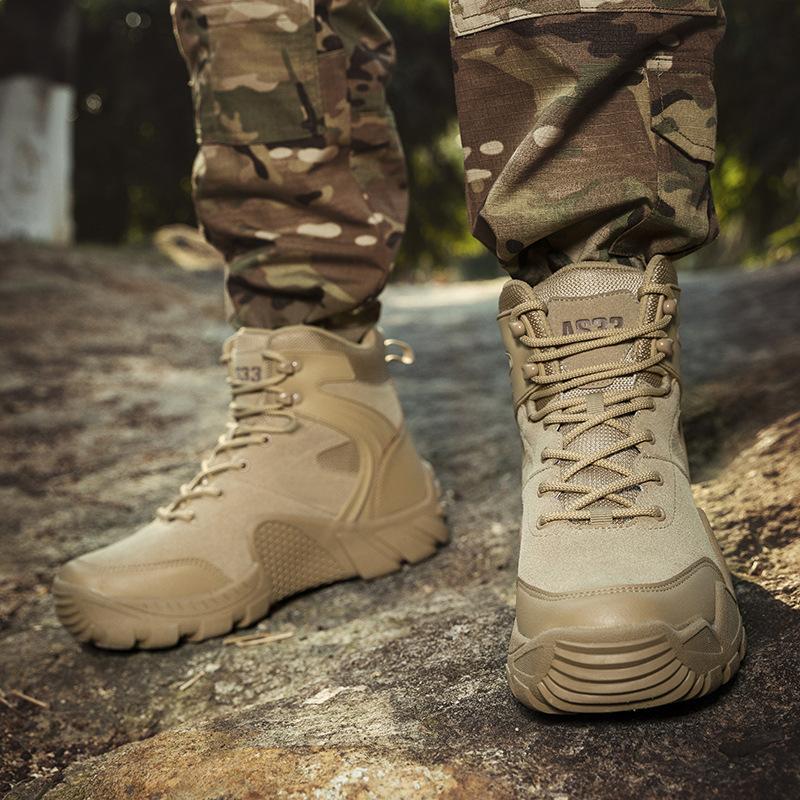E-Commerce neue LOW Kampfstiefel taktische Stiefel Outdoor Wanderschuhe Militärstiefel Herren Sicherheitsstiefel