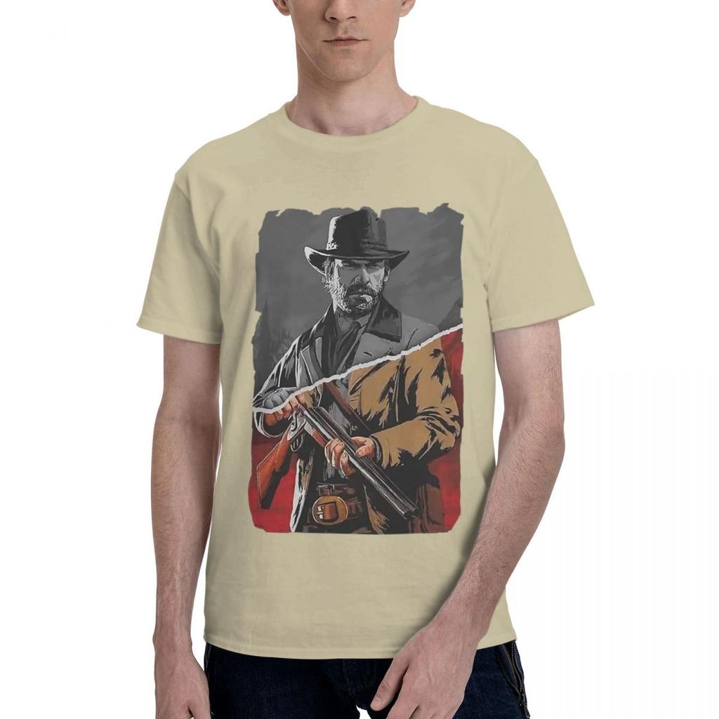Arthur For MORGAN Cowboy 100% Baumwolle Lässig Atmungsaktiv Bequem Sommer High-End Herrenbekleidung Lustiges Geschenk