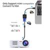 HD To VGA Video Adapter 1080P Male To Female Converter Digital To Analog Video Power Cable Audio Cable