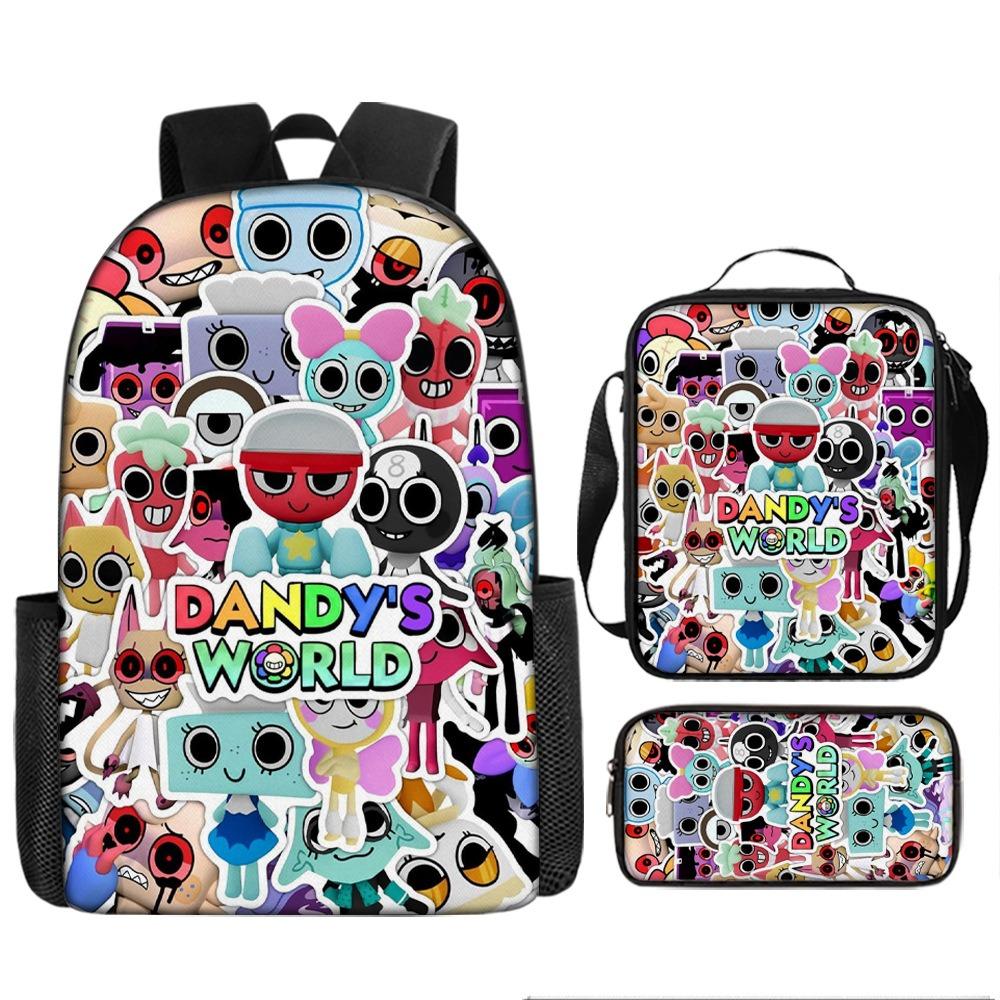 Dandy's World Series Primary School Bag Cute Backpack Three-piece Set