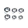 100pcs/lot Metric thread DIN934 M2 M2.5 M3 M3.5 M4 M5 M6 Steel Hex Nuts