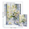 Window View Flower Diamond Painting 5D Full Drill Lily Rose Peony Bouquet DIY Rhinestone Embroidery Mosaic Art Home Decor Gift