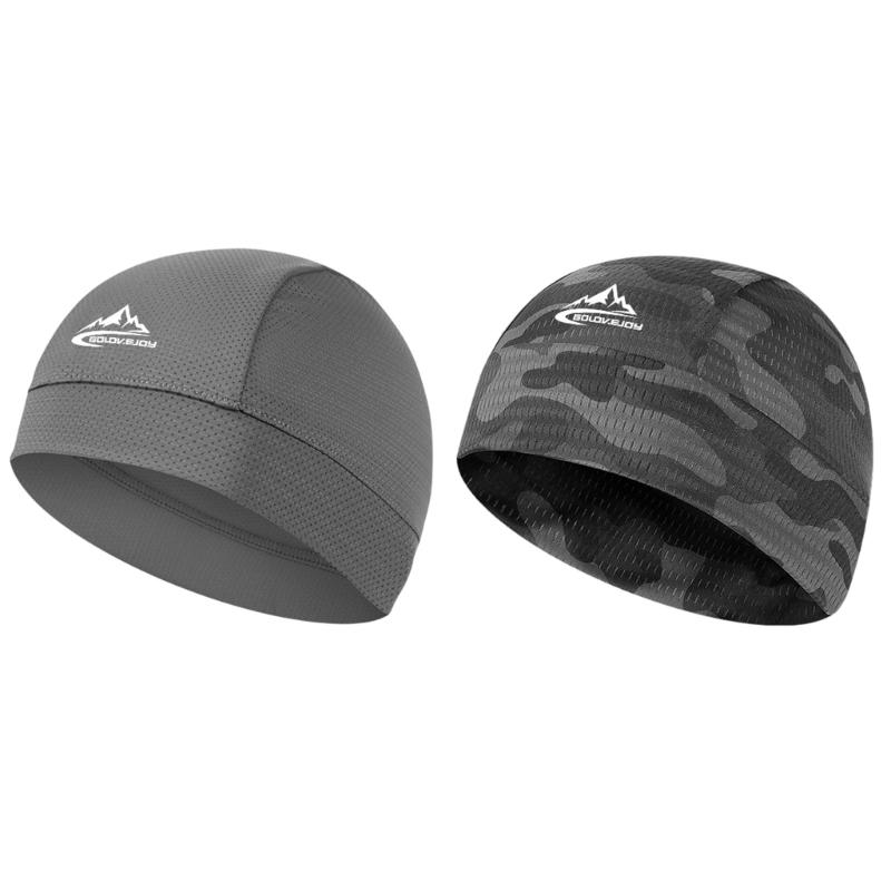 2 Pack Multi Purpose Cooling Headwear Elastic Helmet Liner Cap for Active Lifestyles & Sports Gear