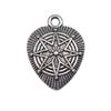 Charms Peach Heart-shaped Love Pendants Vintage Jewelry Supplies ZC094