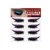 2 In 1 Eyeliner Eyelash Stickers Reusable Self Adhesive Long Lasting Glitter Shiny Natural Waterproof Patch Party Cosplay Makeup