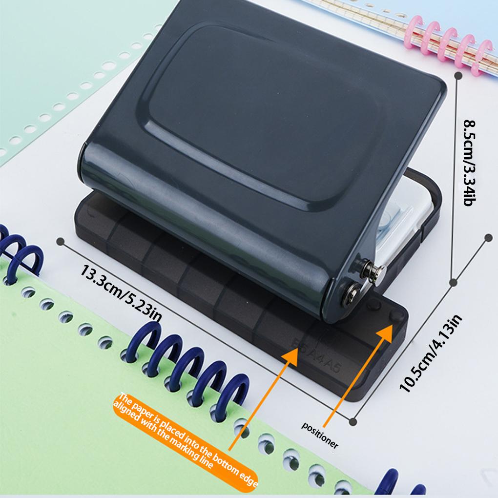 Metal Spiral Binding Machine For A4/30 Holes Portable Wire Binder Cash Binding Machines Paper Binder