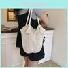 Fashion Hollow Handheld Tote Bag For Women With Woven Material And Large Capacity For Daily Use