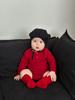 2025 Autumn Collection Ribbed Baby Onesie, A-Class Cotton, Tagless Crawling Suit