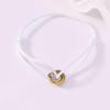 Zodiac Red Rope Titanium Bracelet - Adjustable Three-Ring Couple Style, Valentine's Day Gift