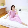 Frühlings- und Herbst-Modal-Pyjama-Set für Damen, große Hauskleidung, lockerer zweiteiliger Sommer-Pyjama, Schlafanzug für Damen