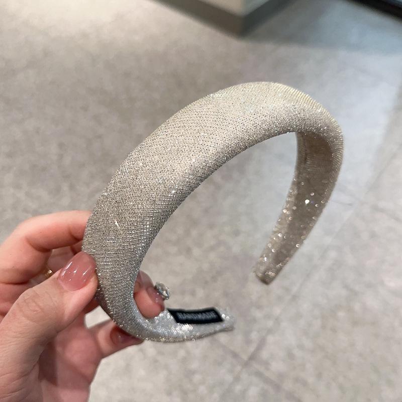 

Изысканная сверкающая женская повязка на голову 2024 года: Универсальный, Высококлассный, Модный аксессуар для волос