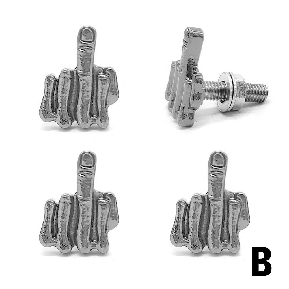 

4 шт. Винт с головкой Мотоциклетный модифицированный держатель номерного знака Винт для мотоцикла Электрического велосипеда Декоративный винт