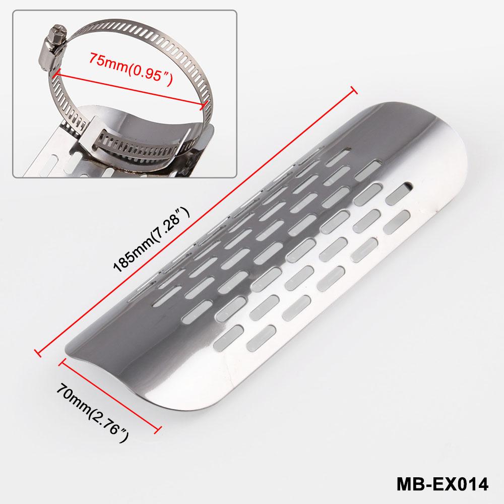 Motorcycle Parts Trendy Customizable Durable Metal Motorcycle Motorcycle Muffler Protector Motorcycle Accessories Popular Choice