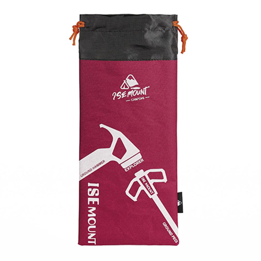 Oxford Cloth Camping Tent Stake Bag Portable Tent Nail Hammer Storage Bag Drawstring Outdoor Camping Tools Tent Accessories