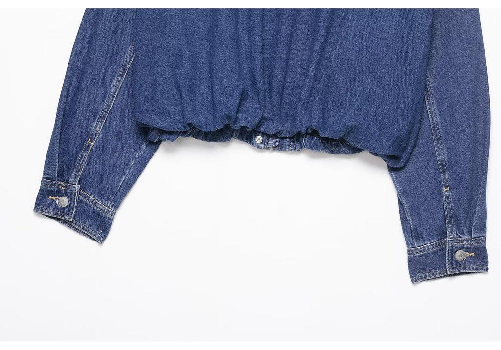 Moderne Retro Denimjakke til Kvinder - Europæisk & Amerikansk Stil
