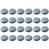 24 Pcs Self Adhesive 19mm Chair Sliders Round PTFE Carpet Sliders Furniture Moving Slider Home Kitchen
