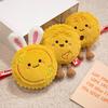Cute Bunny Moon Cake Pendant Plush Toy Doll Five Kernels Moon Cake Doll Children'S Bag Keychain Pendant