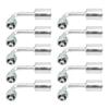 10 Pcs 3 8in Air Conditioning 90 Degree Beadlock Aluminum AC Splicer Hose Fittings Adapter Connector for Car Truck