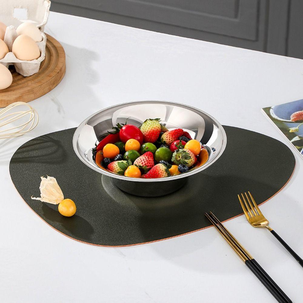 304 Stainless Steel Fruit Plate Rust-Proof Serving Dishes Premium Salad Bowl  Hotel Use
