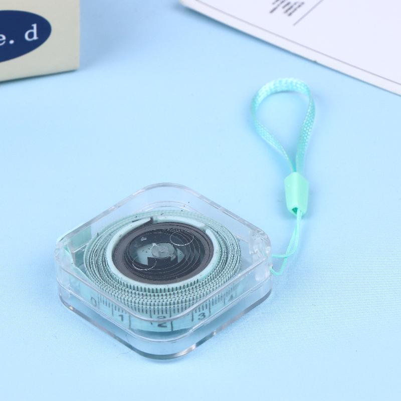 2-meter Mini Metric And Imperial Durable Measuring Tape Multifunctional And High-precision Household Shrinkage Measuring Tape зелёный
