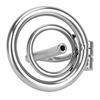 JIUAI Stainless Steel Urethral Sounding Two Penis Rings for Men Cock Plug Delay Lock Chastity Cage Medical Sex Toy Male Masturbator