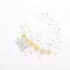1Pcs Headband Simple Handmade Pearl Floral Soft Clay Flower Hair Comb For Bridal Studio Makeup Wedding Accessories