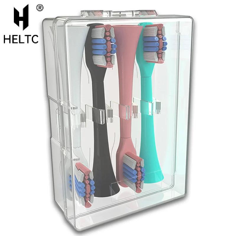 Electric Toothbrush Head Storage Case Transparent Travel Portable Box Universal Holder