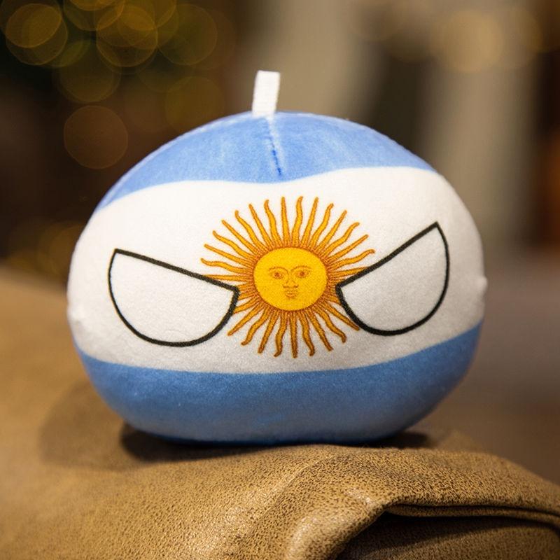 Polandball National Ball Peripheral China Soviet Union Dumpling Pillow Anime Peripheral Figurine Doll Secondary Element Cute
