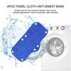 4pcs Helmets Sweat Pads Washable Hard Hat Liner Quickly Absorbs Sweat Terry Cloth Snap-On Sweatband Liner With Good Sweat Absorb