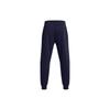 Under Armour Rival Solid Fleece Training Jogger Pants Men Bottoms Dark-Blue 1379774-410