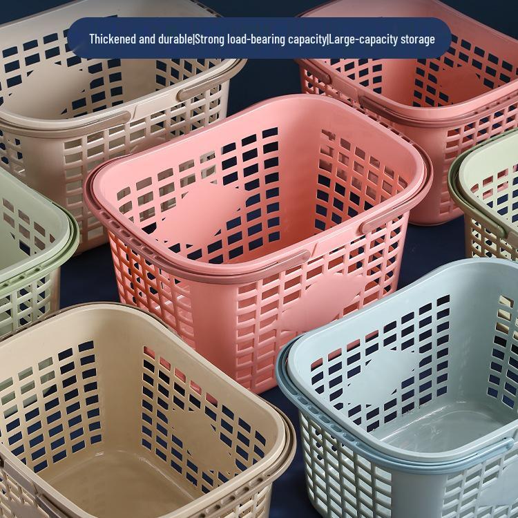 

Пластиковий ручний кошик для покупок для продуктів, пива, фруктів та аптечних товарів Standard Small Blue