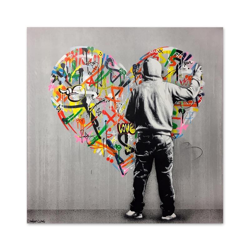 Climber by Martin Whatson Artist Print Street Graffiti Art Canvas Poster Painting Wall Picture for Living Room Home Decoration